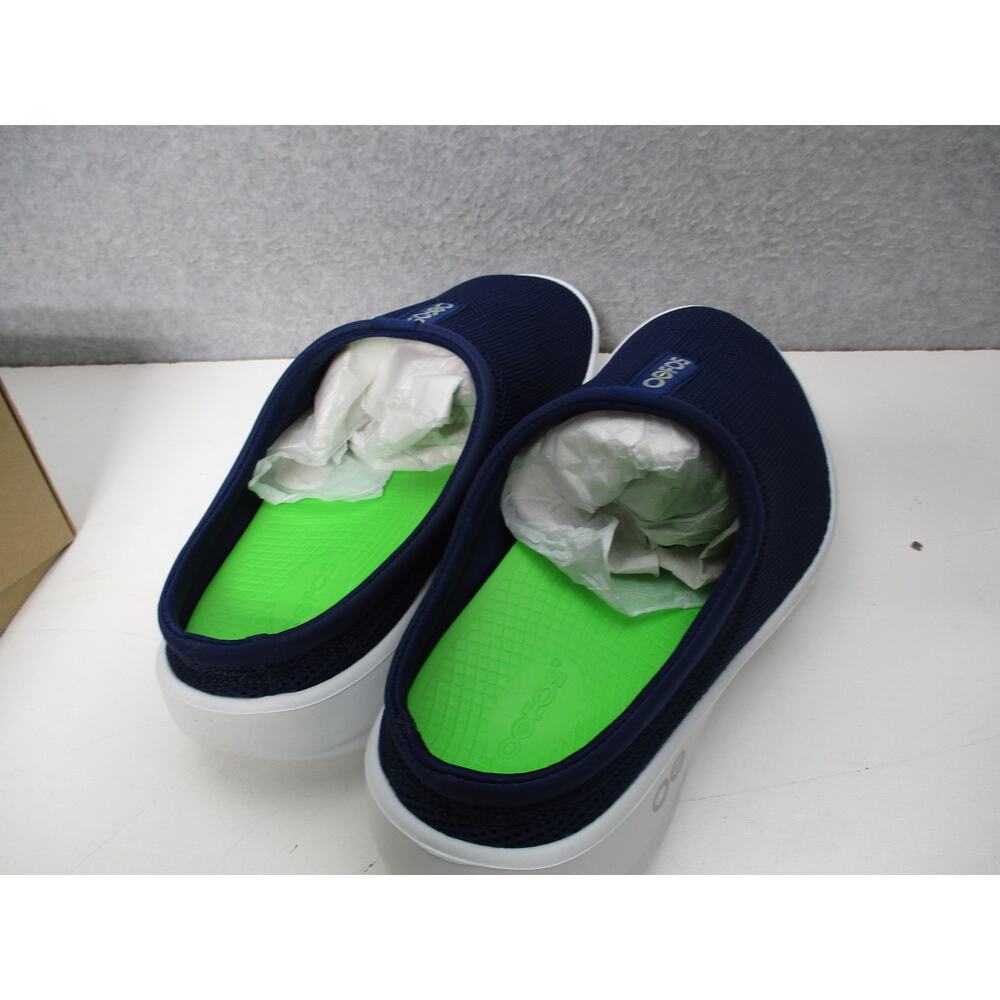 Oofos OOcoozie Sport Mule Navy Blue Slip On Comfort Shoes Mens Sz 9 - Picture 4 of 8